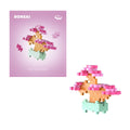 Plus plus plant packs - pink bonsai plus-plus flowers plants (4339)
