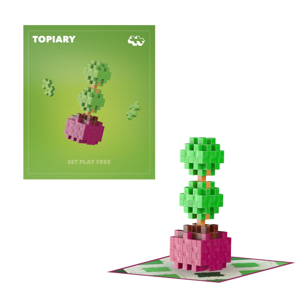 Plus plus plant packs - topiary plus-plus flowers plants (4341)