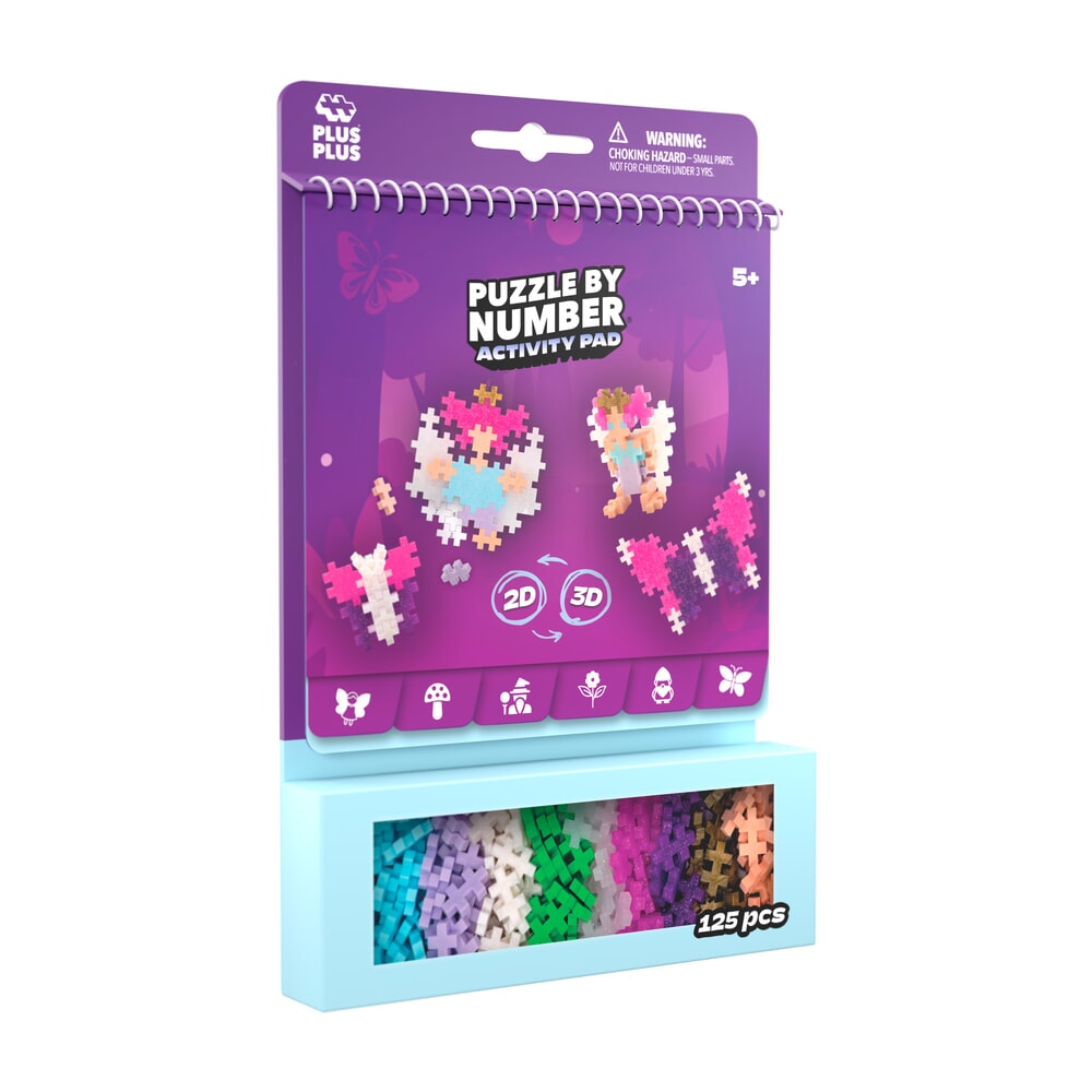 Plus plus plus-plus activity pad - enchanted forest (4348)