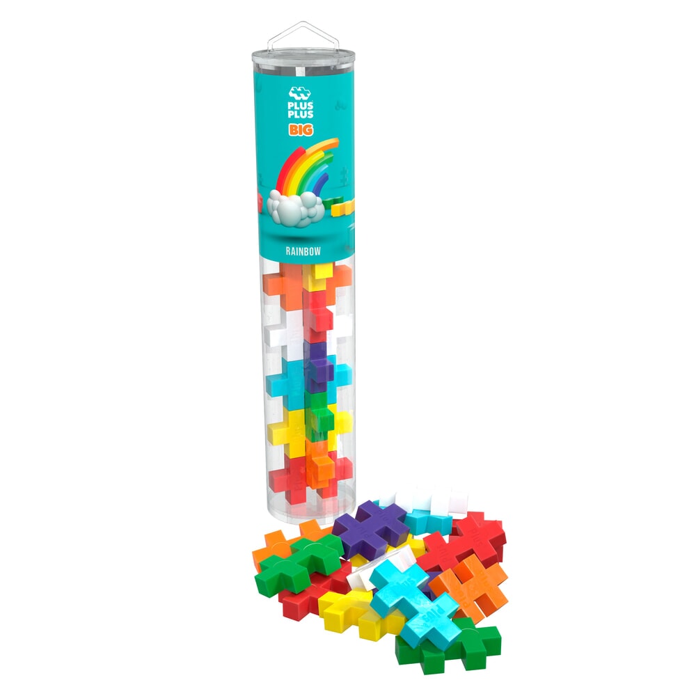Plus plus plus-plus big rainbow 15 pcs tube (4353)