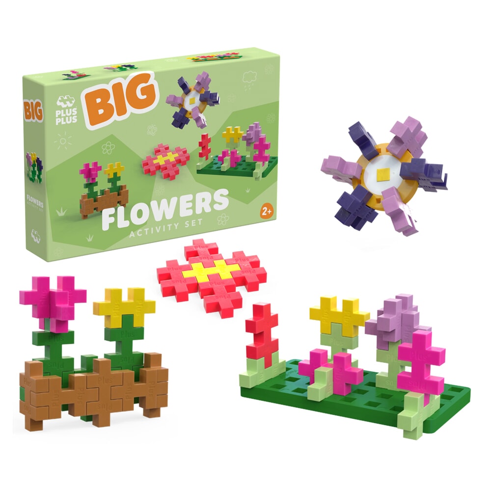 Plus plus plus-plus big activity - flowers (4355)
