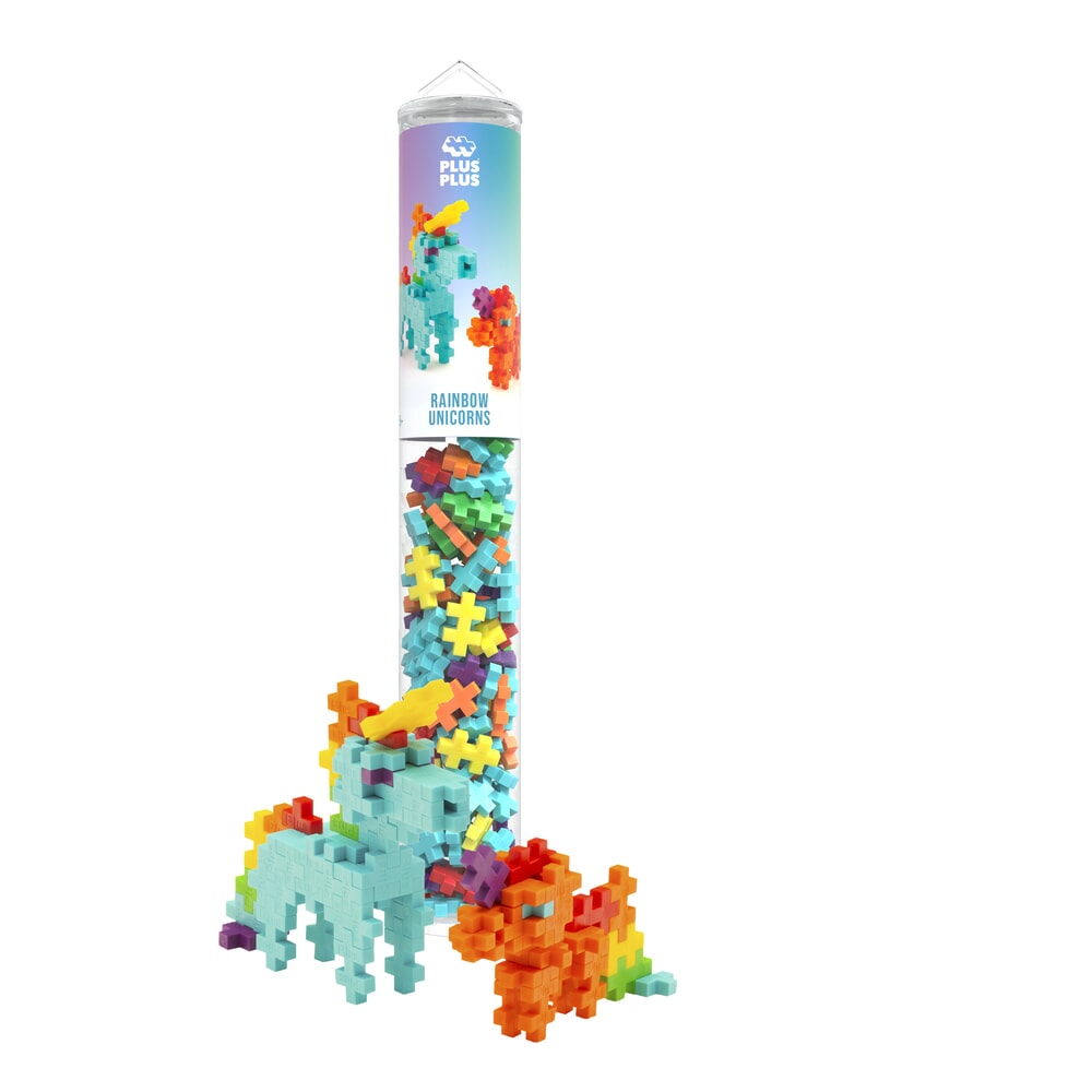 Plus plus plus-plus rainbow unicorns 100 pcs tube (4372)