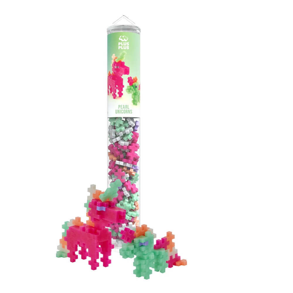 Plus plus plus-plus pearl unicorns 100 pcs tube (4374)