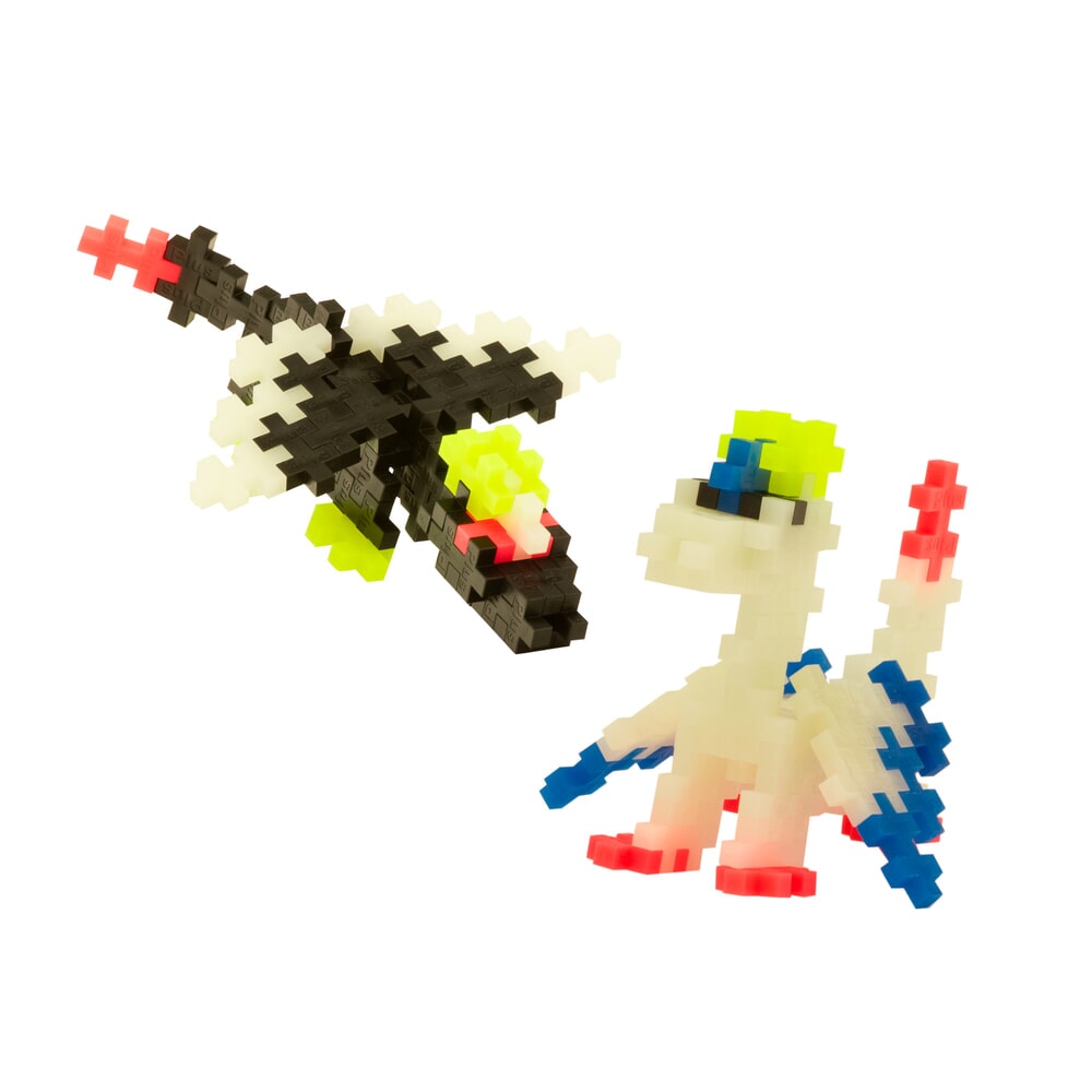 Plus plus plus-plus glow dragons  100 pcs tube (4377)