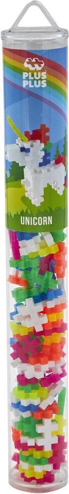 Plus plus tube eenhoorn plus-plus: 100 stuks (4109)