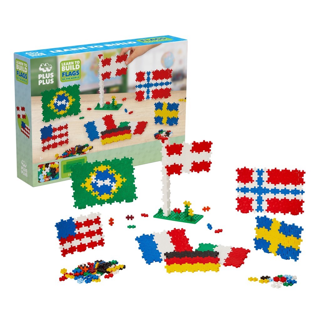 Plus plus learn to build vlaggen plus-plus: 700 stuks (3932)