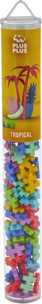 Plus plus tube tropical plus-plus: 100 stuks (4264)