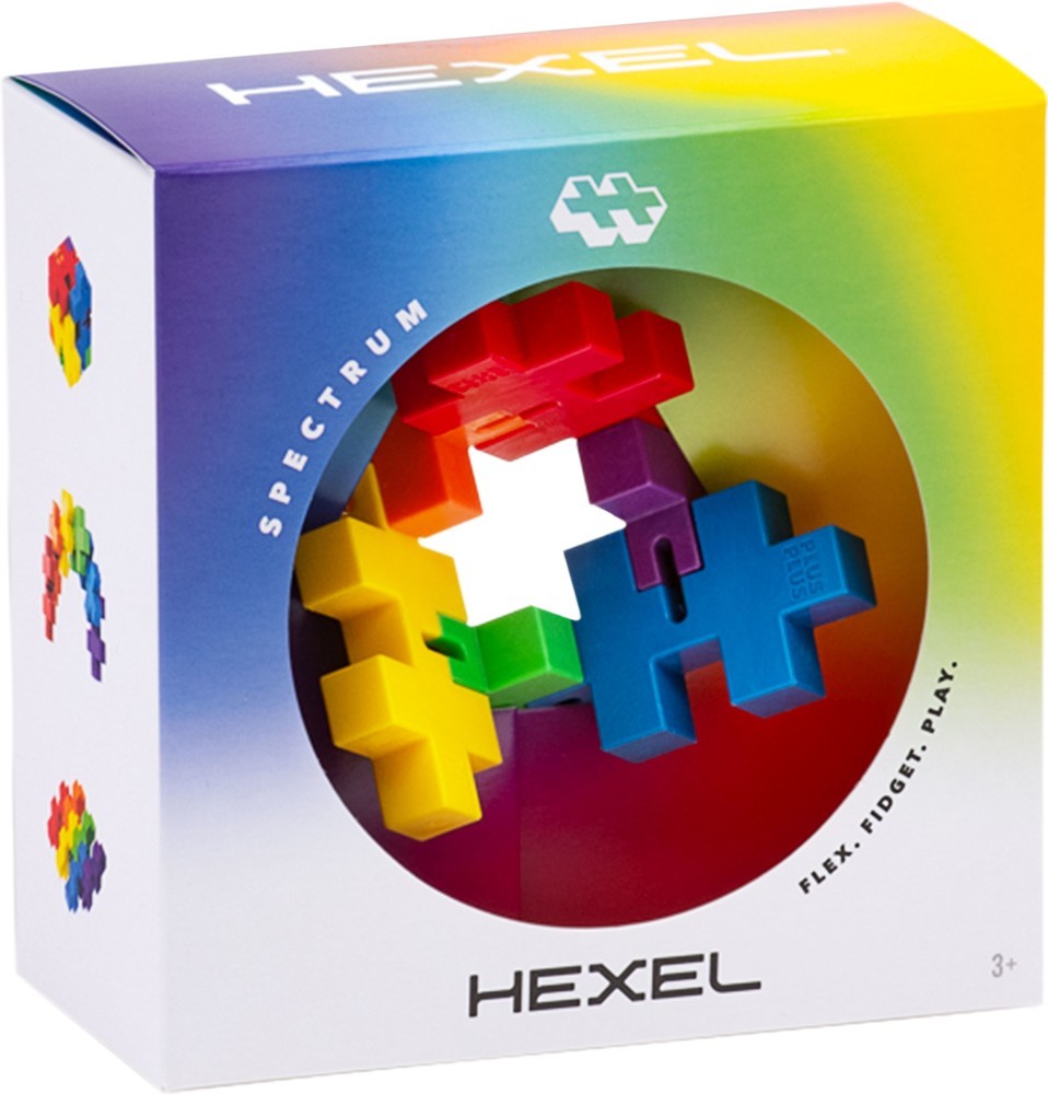 Plus plus hexel spectrum plus-plus: 6 stuks (3485)