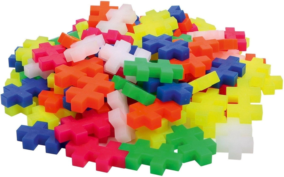 Plus plus tube neon big plus-plus: 15 stuks (3286)