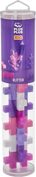 Plus plus tube glitter big plus-plus: 15 stuks (3432)