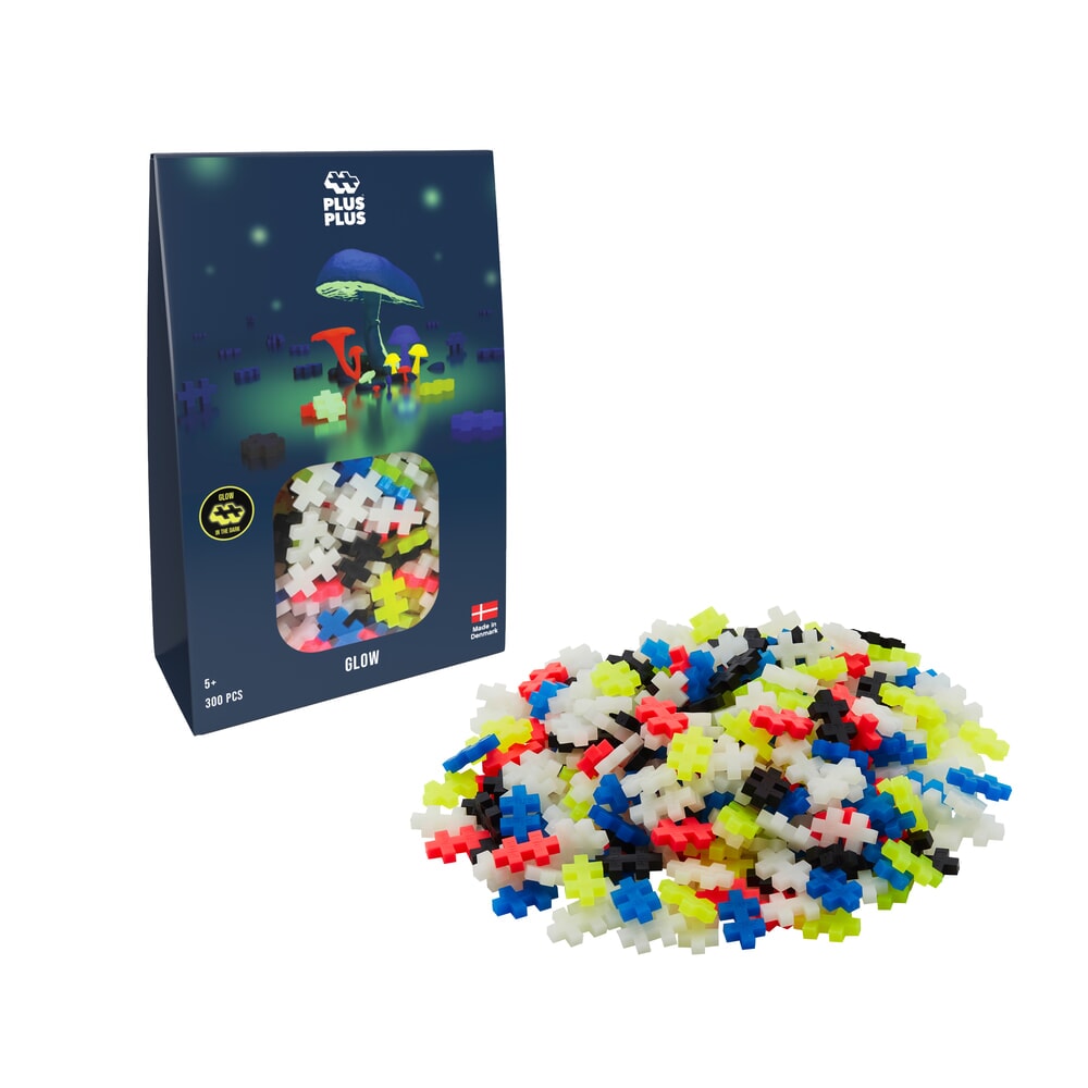 Plus plus plus-plus glow: 300 stuks (3975)