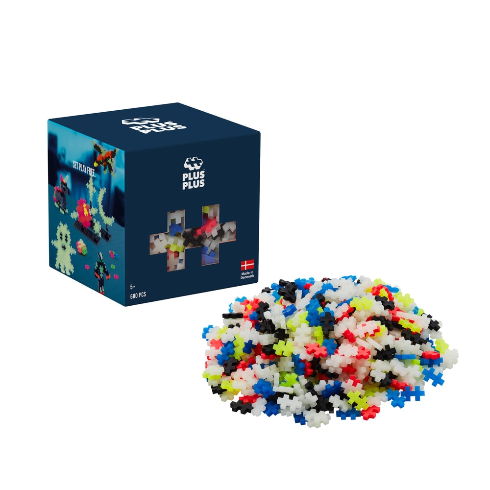 Plus plus plus-plus glow: 600 stuks (3974)