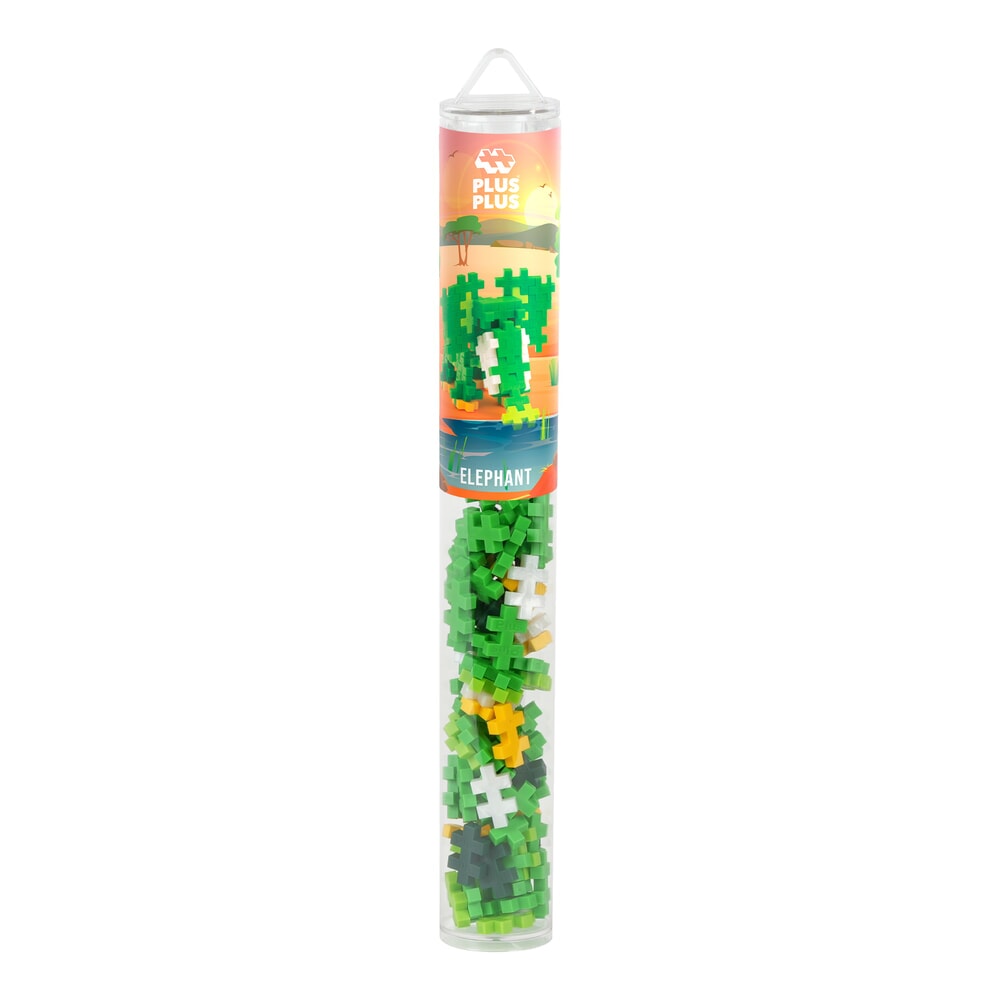 Plus plus plus-plus olifant: 100 stuks tube (4323)