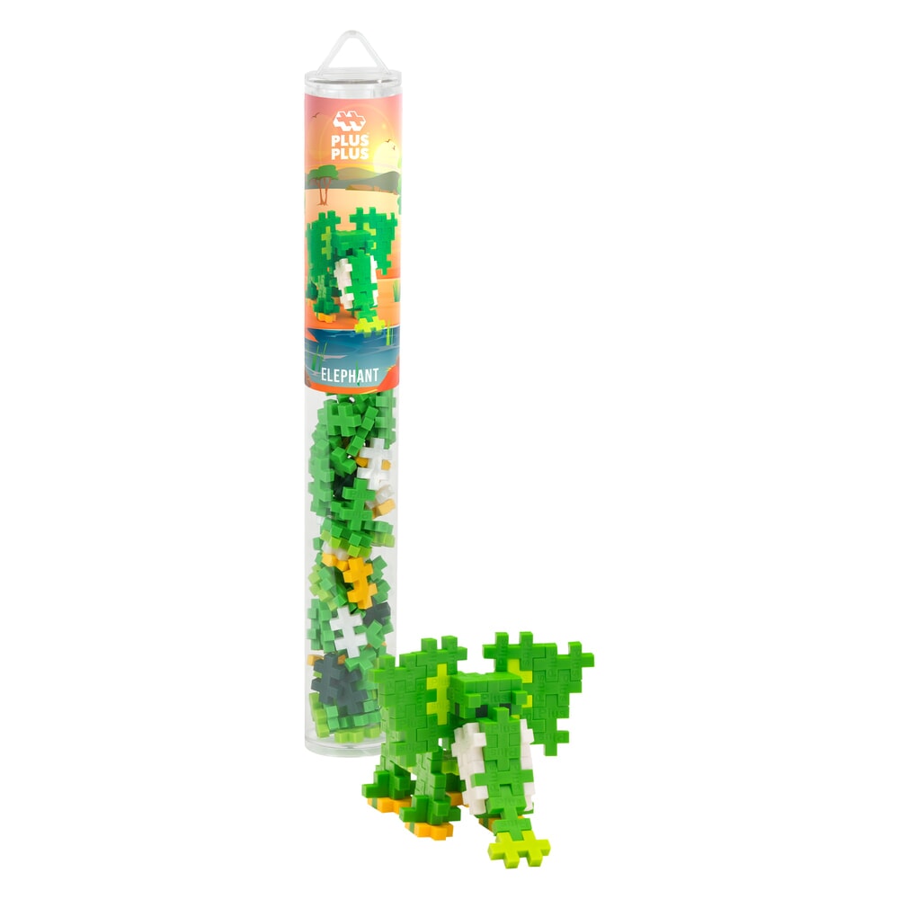 Plus plus plus-plus olifant: 100 stuks tube (4323)