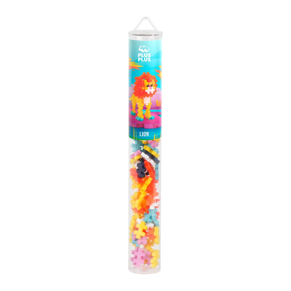 Plus plus plus-plus leeuw: 100 stuks tube (4324)