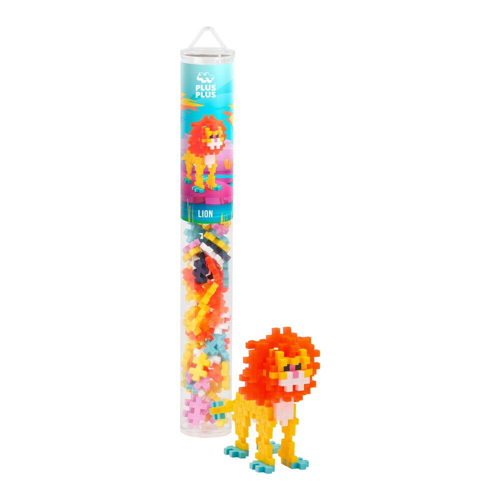 Plus plus plus-plus leeuw: 100 stuks tube (4324)