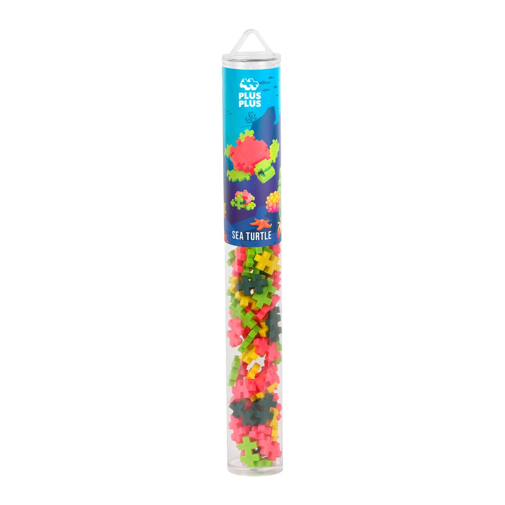 Plus plus plus-plus zeeschildpand: 100 stuks tube (4327)