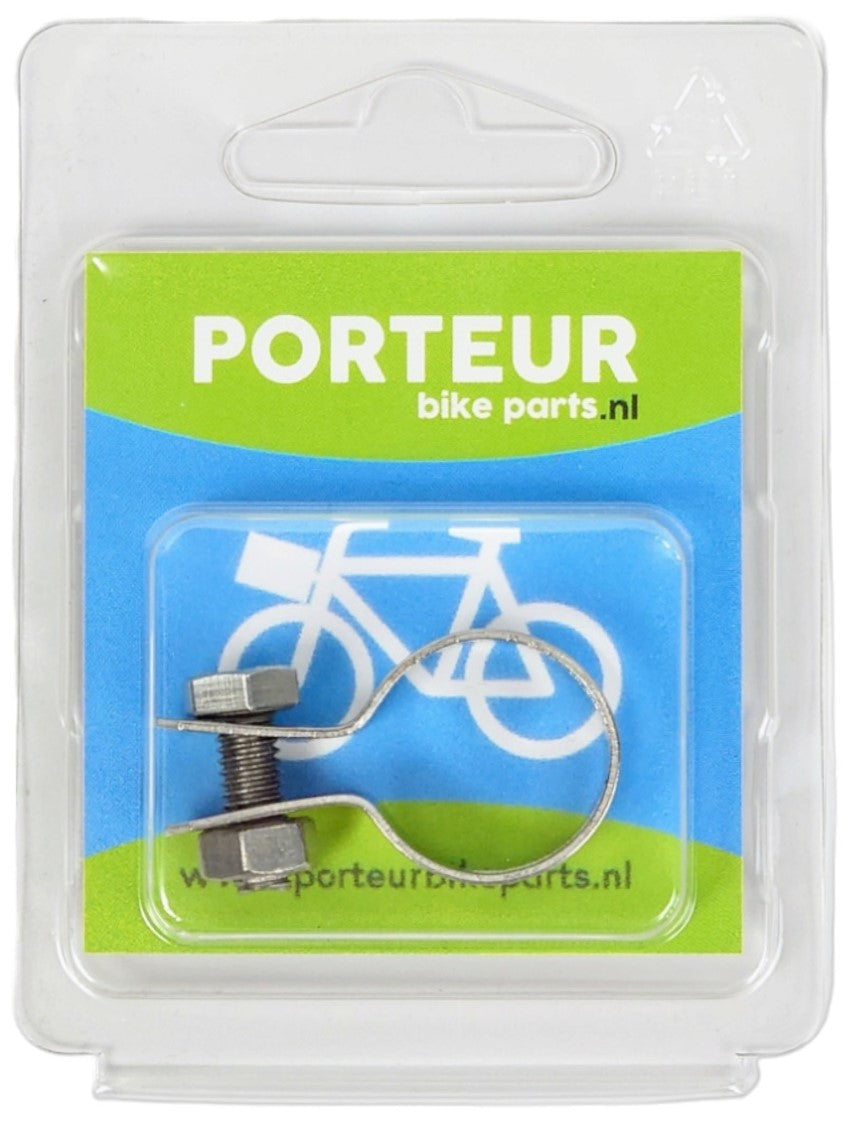 Verband Porteur groß 22 mm Edelstahl