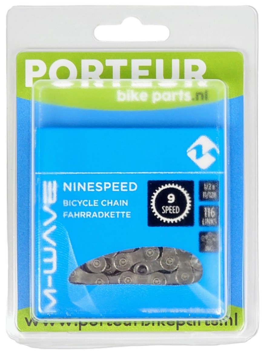 Chain Porteur m-wave 1 2X11 128