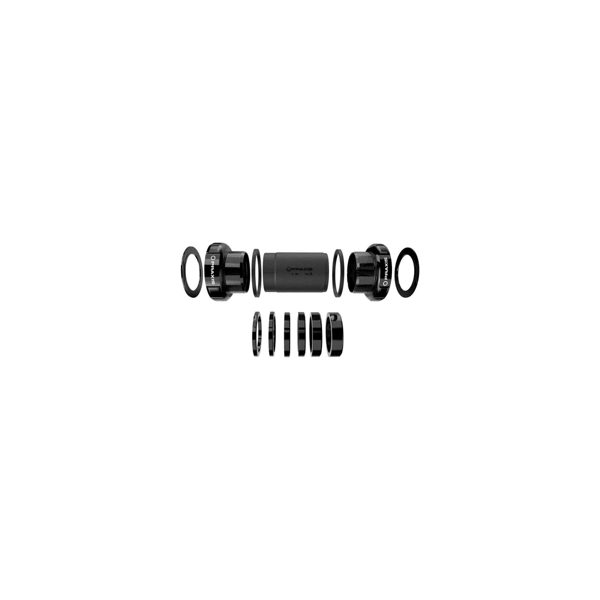 Praxis Tretlageradapter SRAM DUB 29 BSA Rennrad MTB 68-73 mm