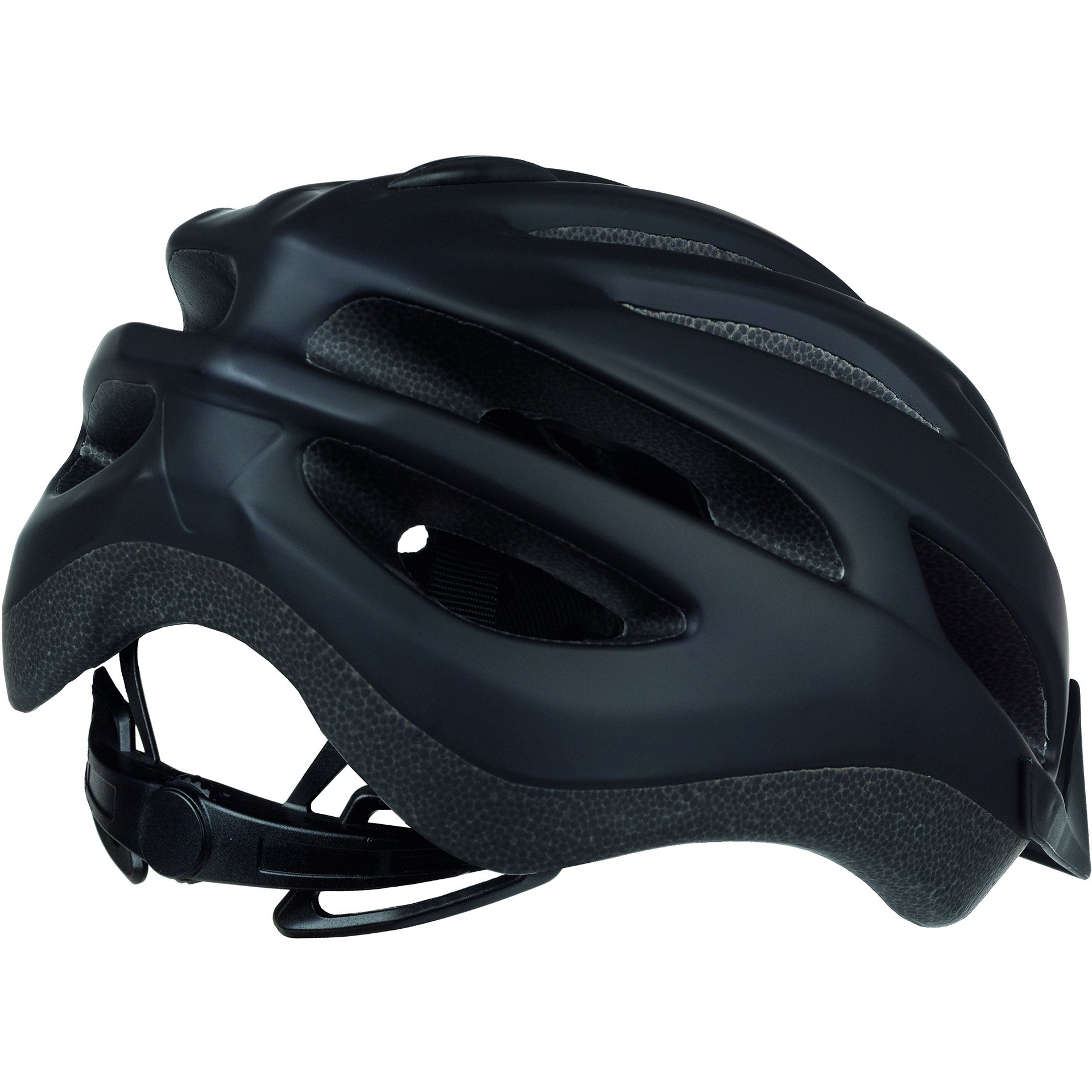 Polisport Sport-flow Fahrradhelm, Größe L (58-62 cm), Mattschwarz