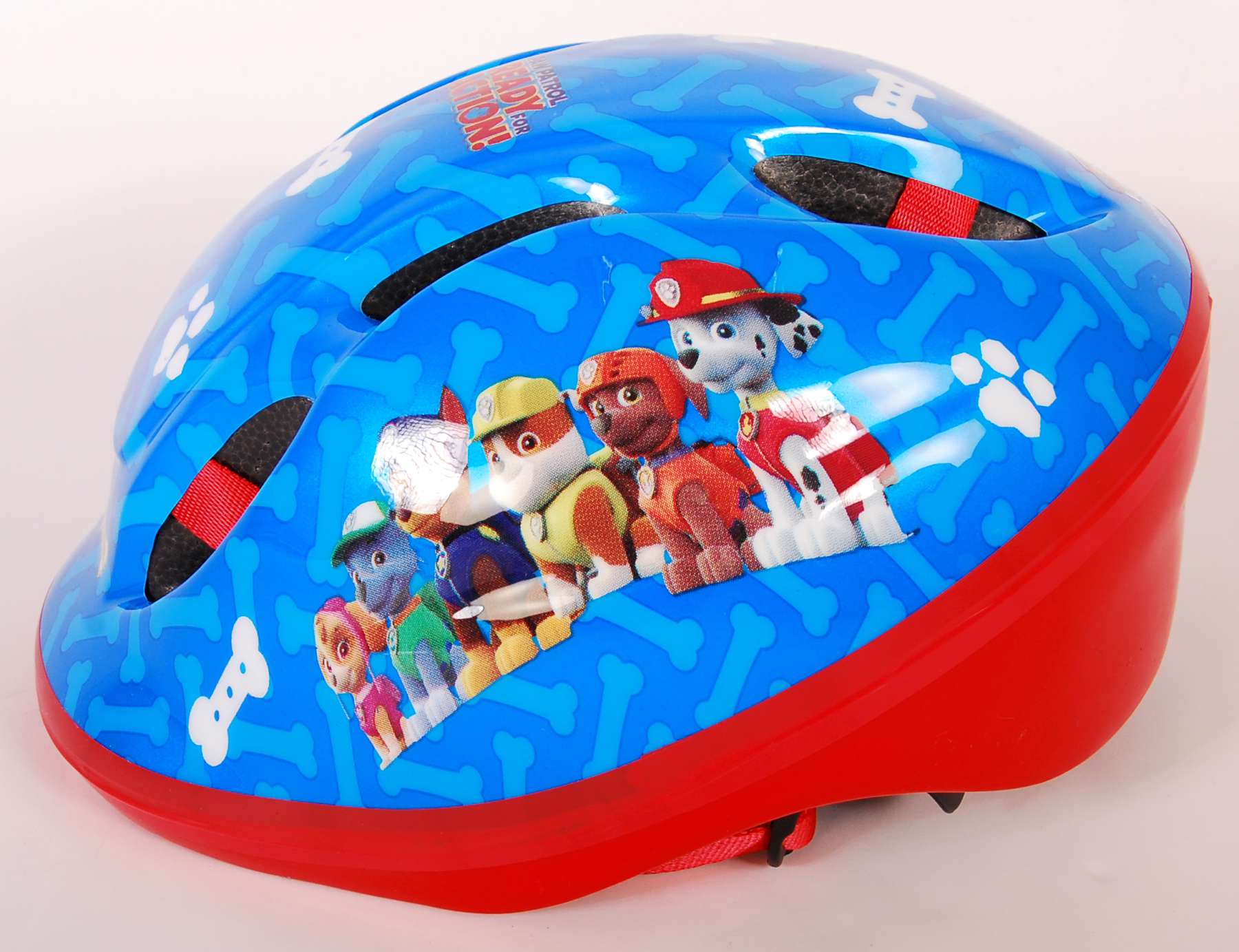 Paw Patrol jongens fietshelm - blauw rood - 51-55 cm
