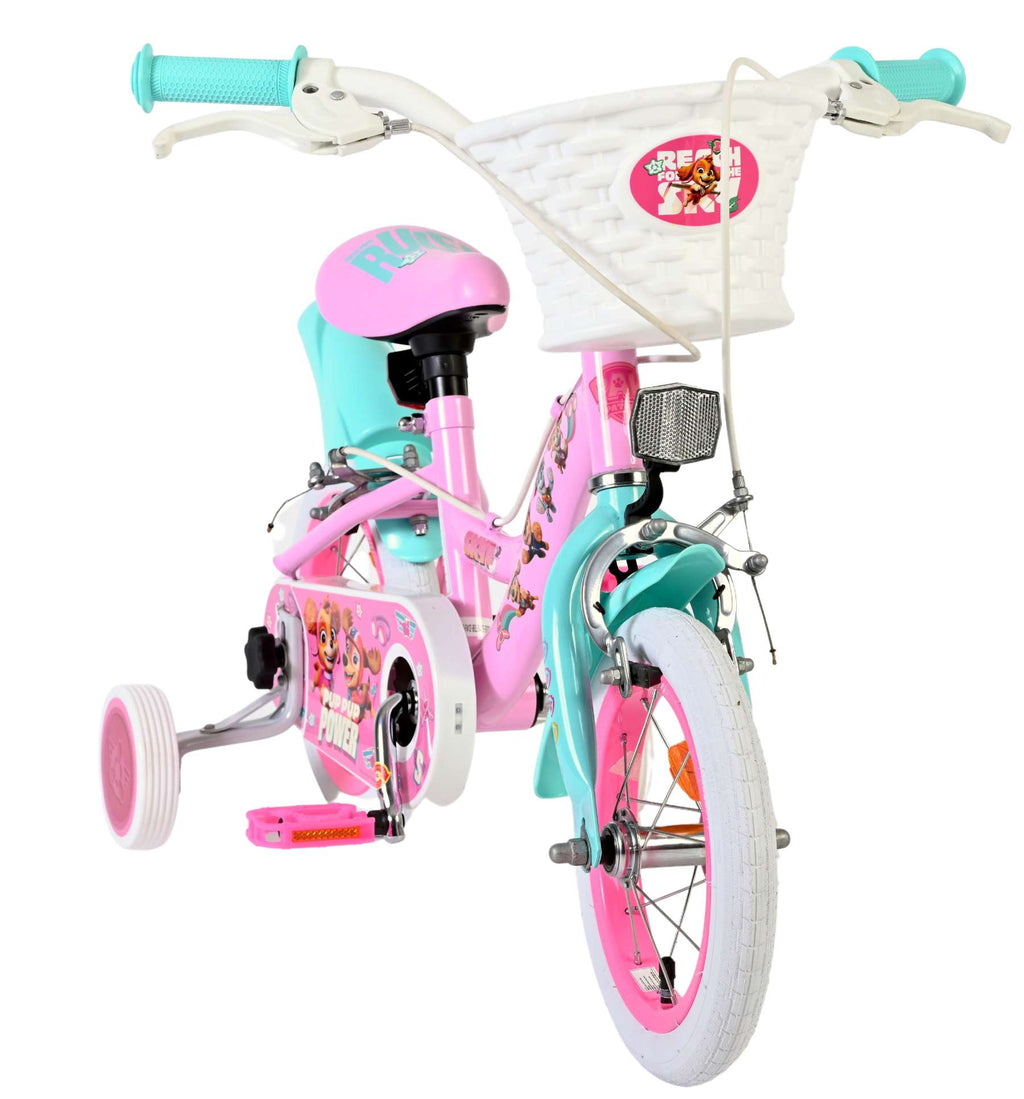 Paw Patrol Kinderfahrrad - Mädchen - 12 Zoll - Rosa - Zwei Handbremsen