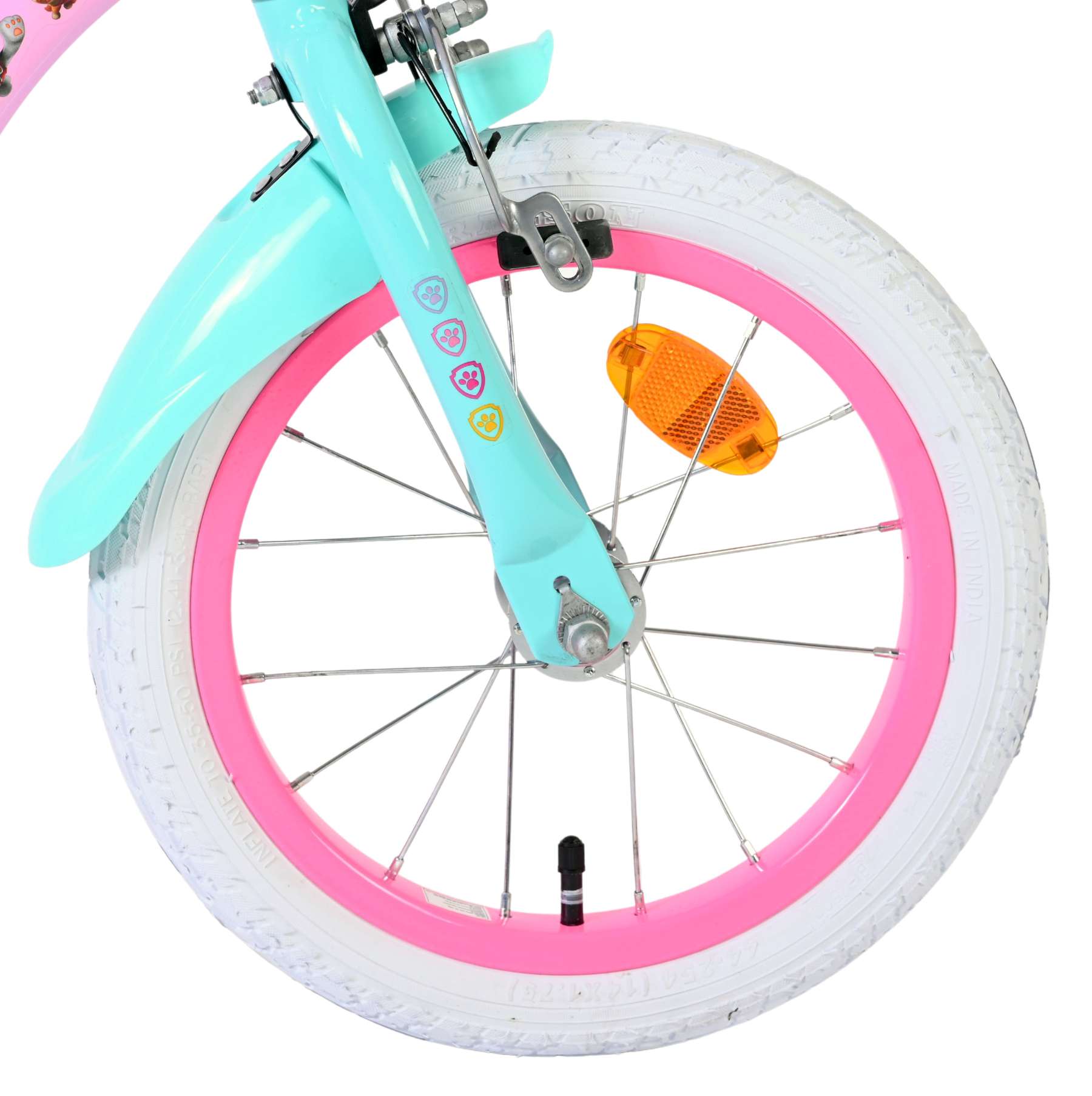Paw patrol kinderfiets - meisjes - 14 inch - roze