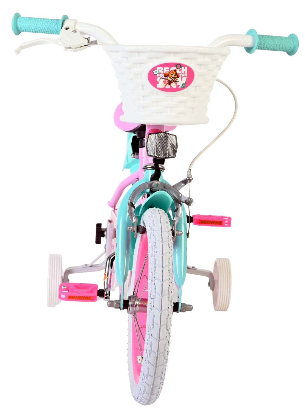 Volare paw patrol kinderfiets - meisjes - 14 inch - roze