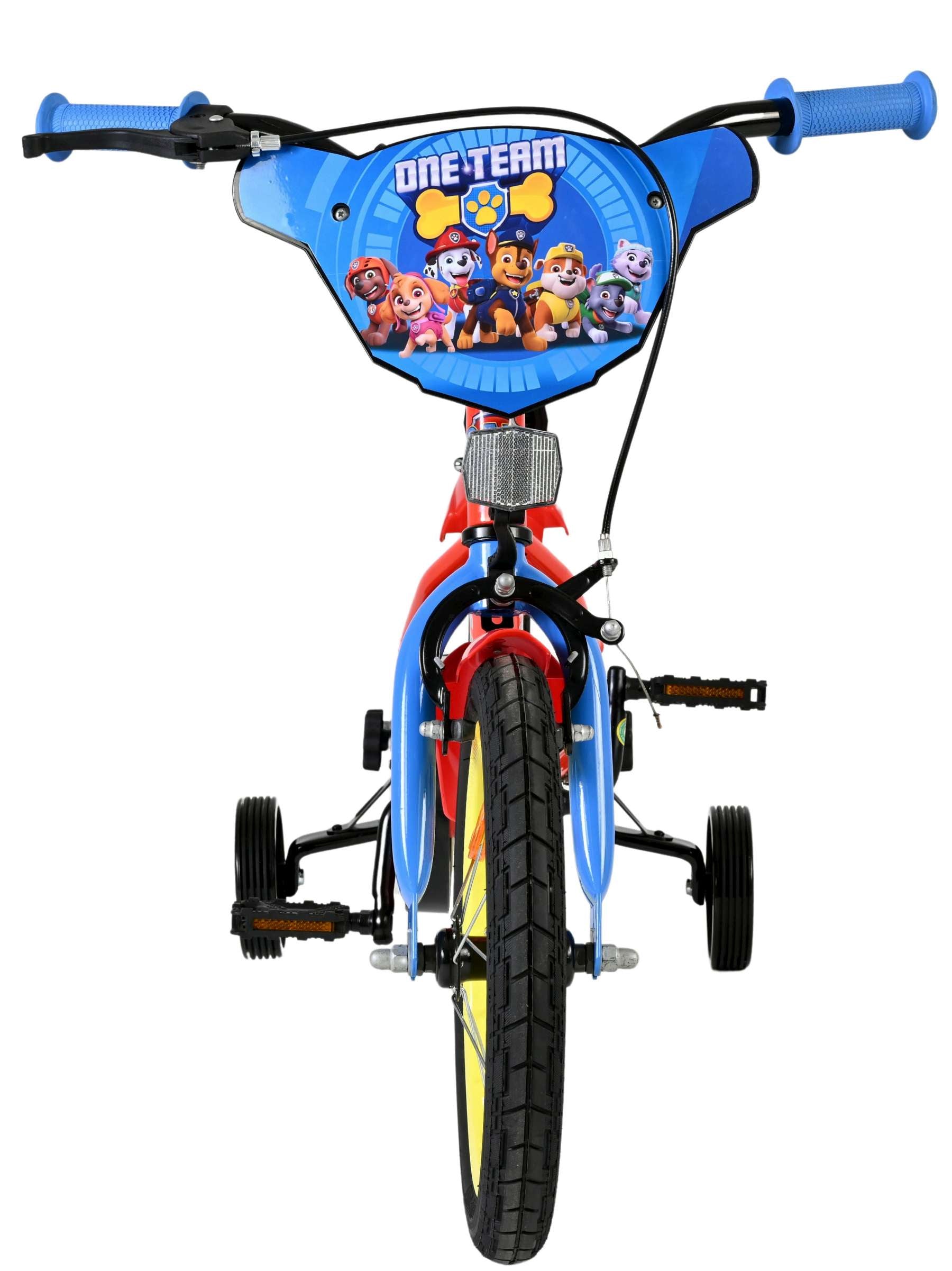 Paw patrol kinderfiets - jongens - 14 inch - rood blauw