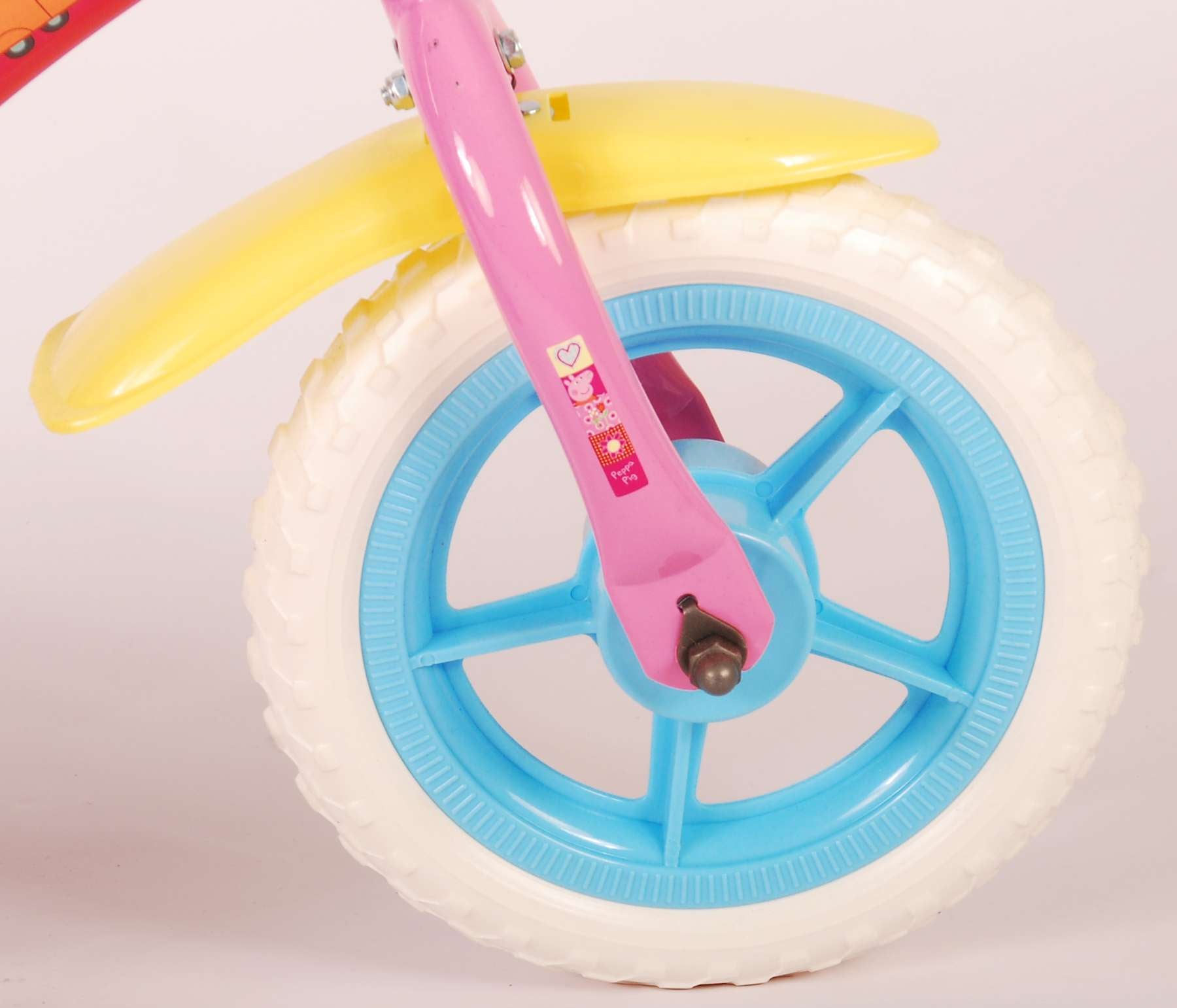 Peppa Pig Kinderfahrrad – Mädchen – 10 Zoll – Pink Blau – Trapper