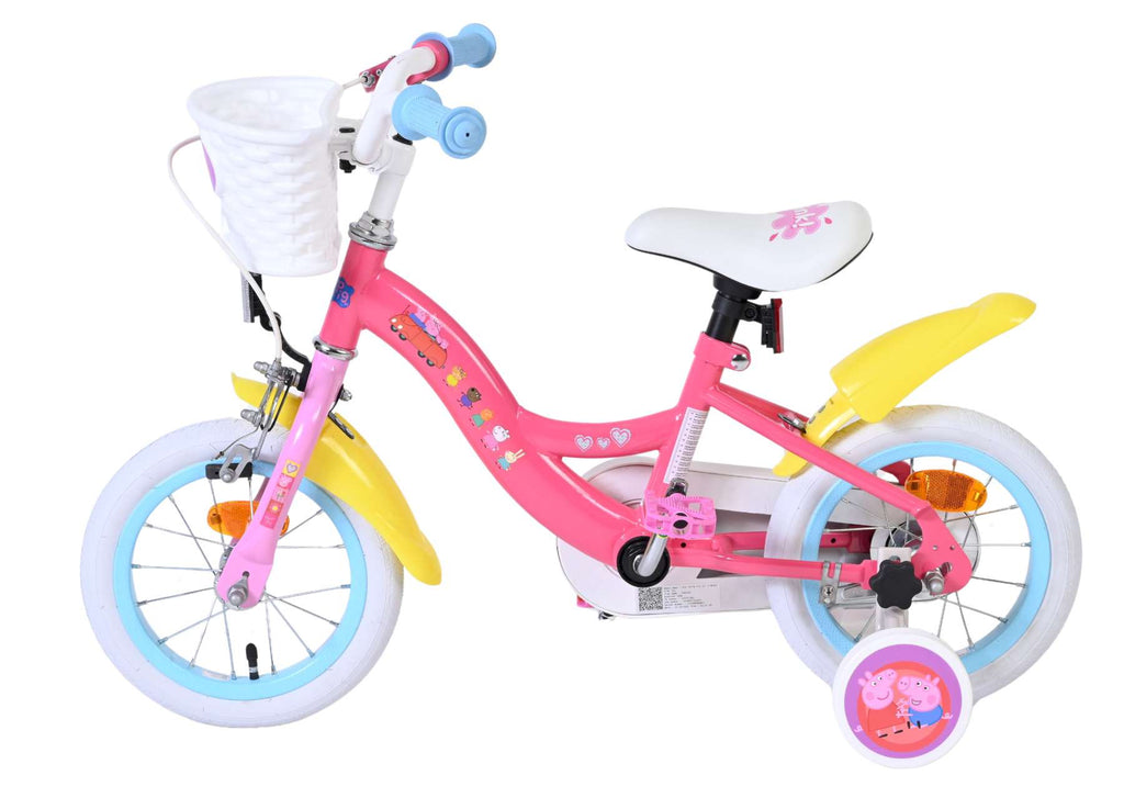 Volare peppa kinderfiets - meisjes - 12 inch - roze