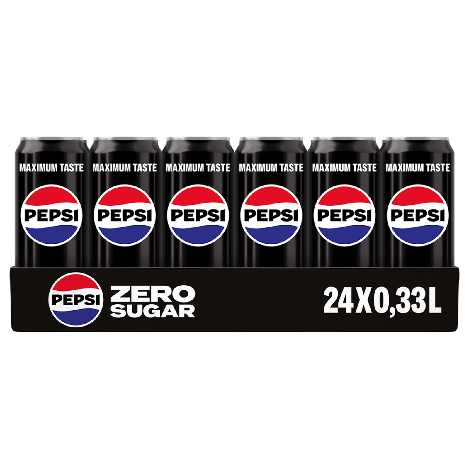 Pepsi zero sugar blik (24x33 cl)