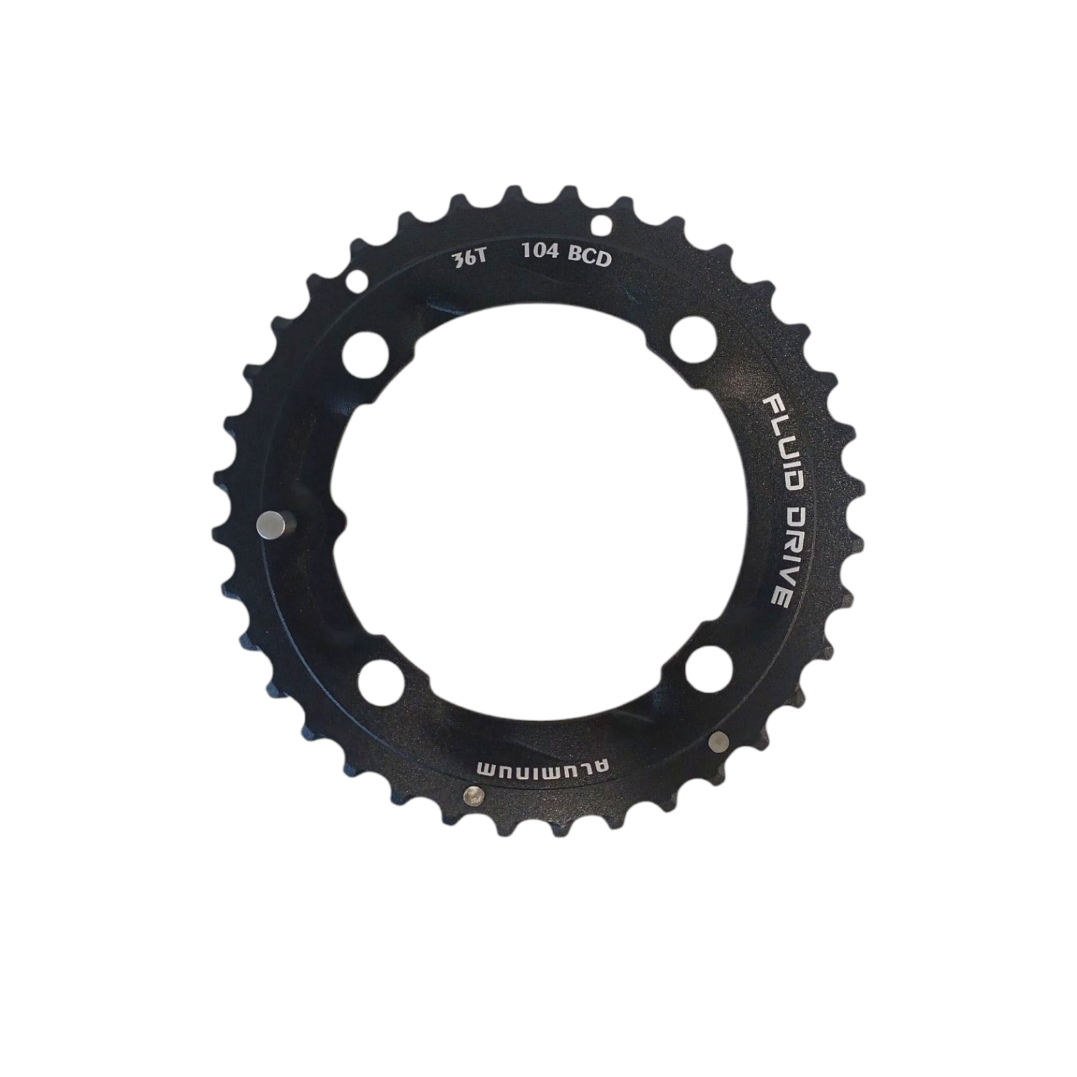 Sunrace 36T Kettenblatt CRMS660, Lochkreis 104 mm, schwarz
