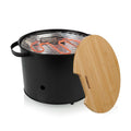Princess 112240 Hybrid-Eiergrill, elektrisch, Holz