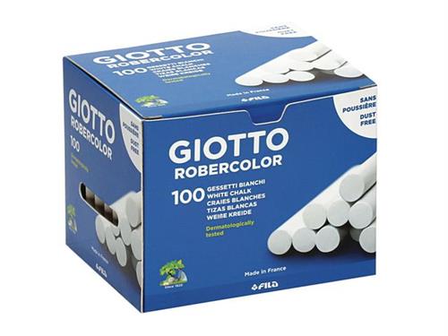 Giotto schoolbordkrijt wit (100 stuks)