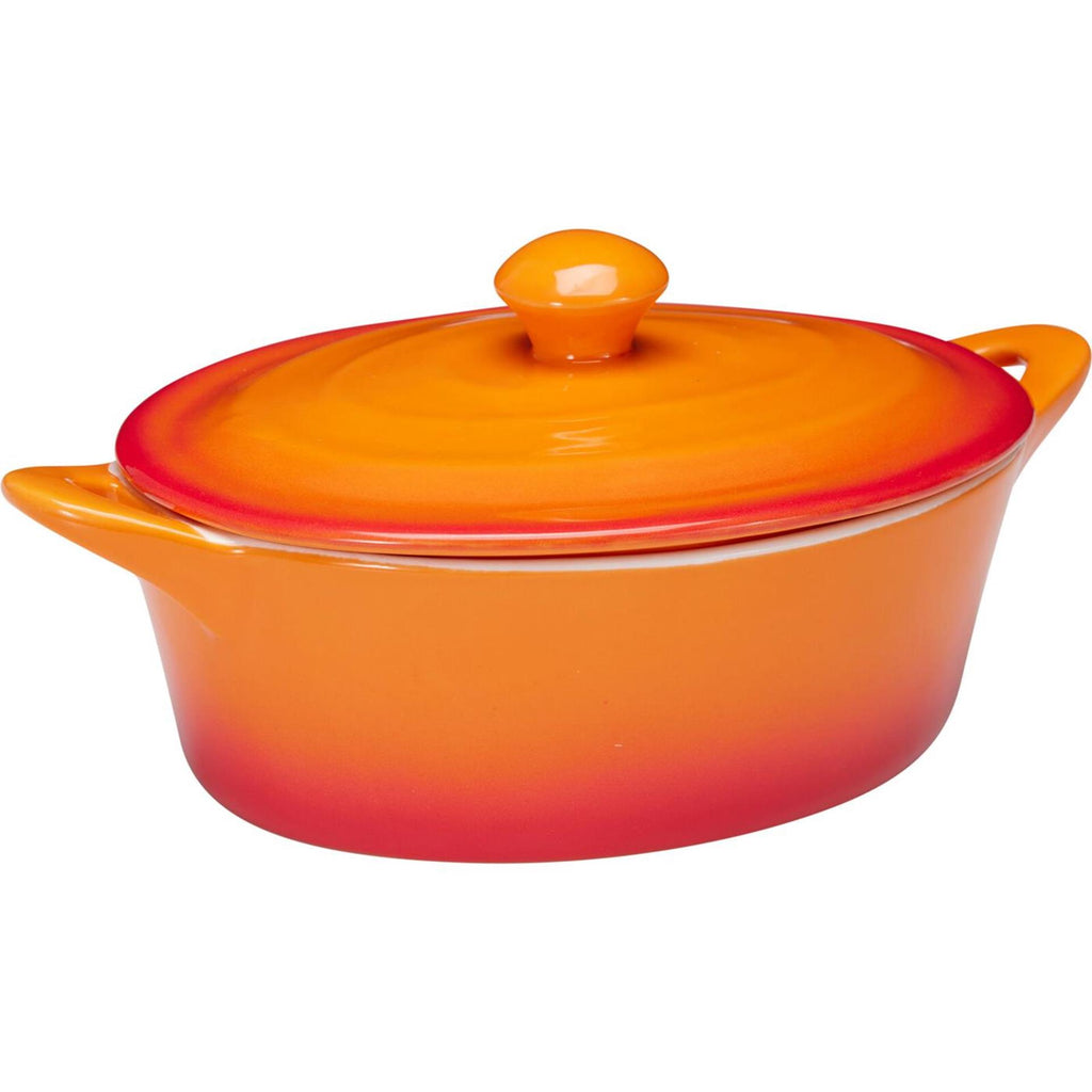 Excelent houseware pan porselein met deksel 600ml