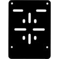 Kentekenplaat-houder 100x120 alu zwart belgie