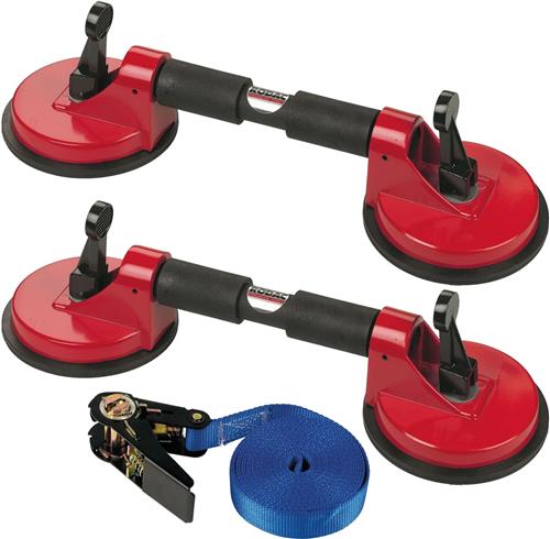 Rodac set glasdragers met spanband en ratel 80kg (nml)