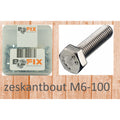 Bofix Sechskantschraube M6-100 (12 Stück)