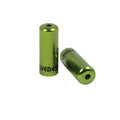 Elvedes Kabelhülse 4,2 mm Aluminium grün (10 Stück)