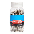 Elvedes Kabelkappe 5 mm Steckverbindung 6-seitig Messing (200 Stück)