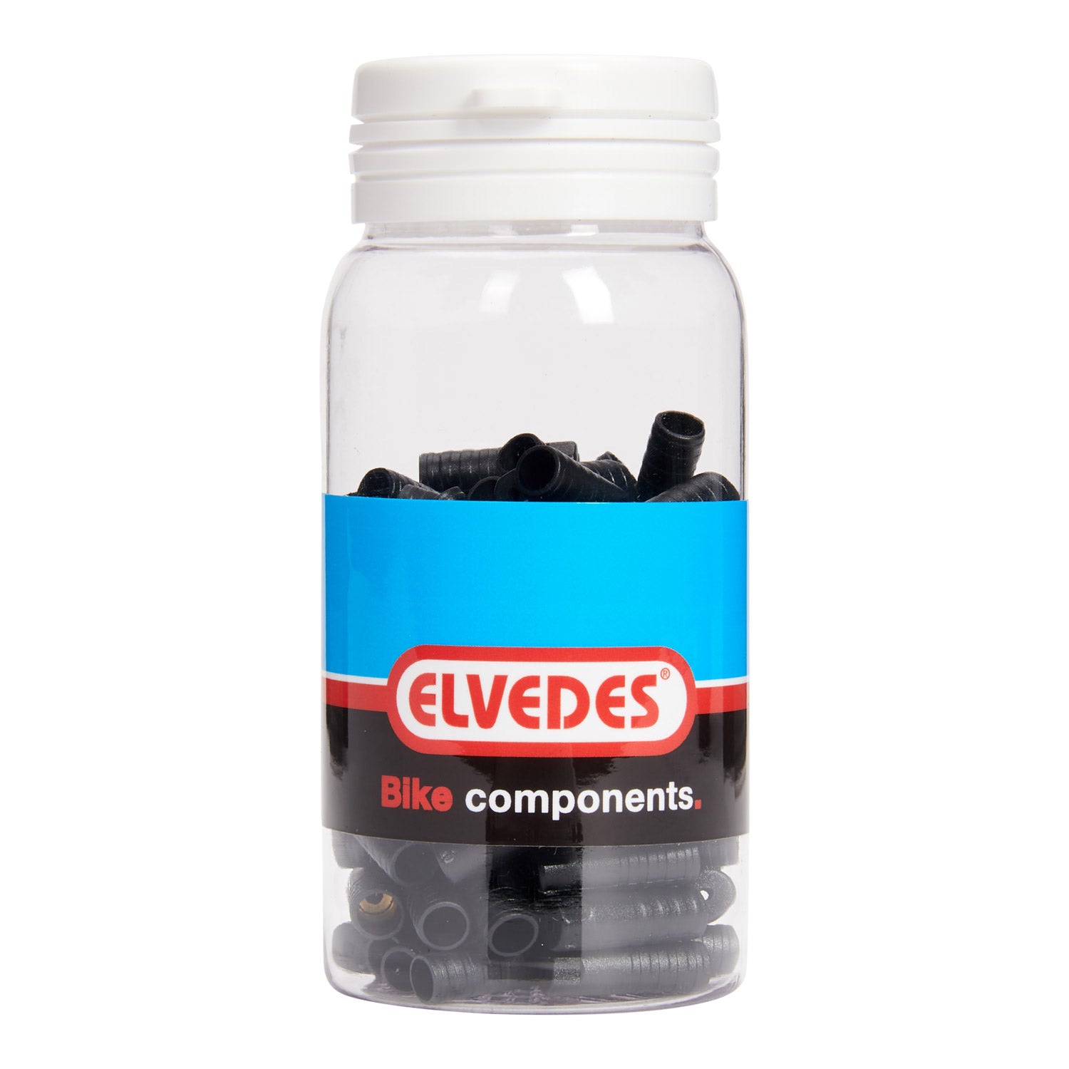 Elvedes Kabelkappe 4,3 mm PVC schwarz versiegelt (100 Stück)