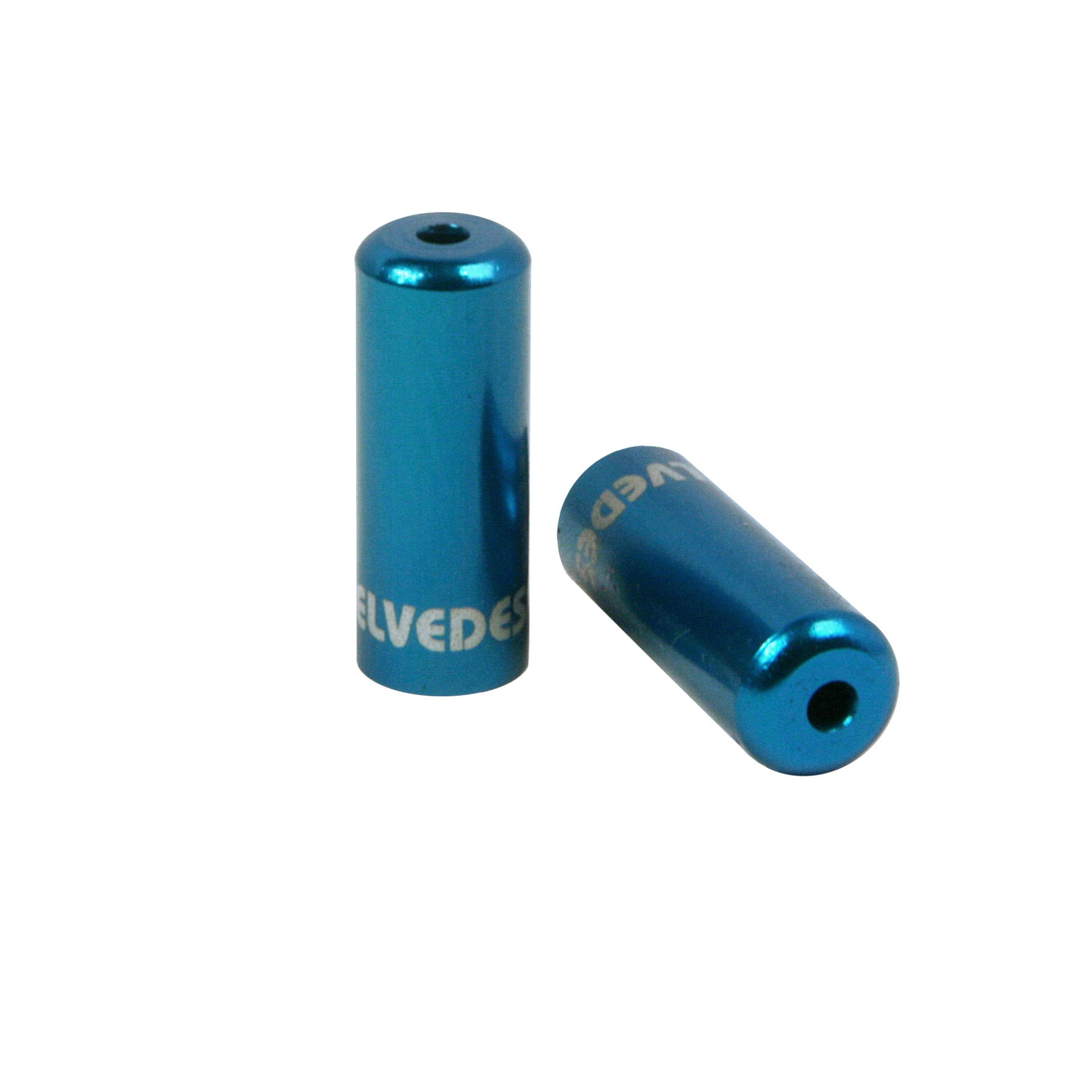 Elvedes Kabelhülse 4,2 mm Dichtung Aluminium blau (50 Stück)