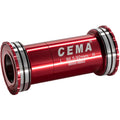 CEMA Innenlager BB86-BB92 Int. Shimano Keramik Rot