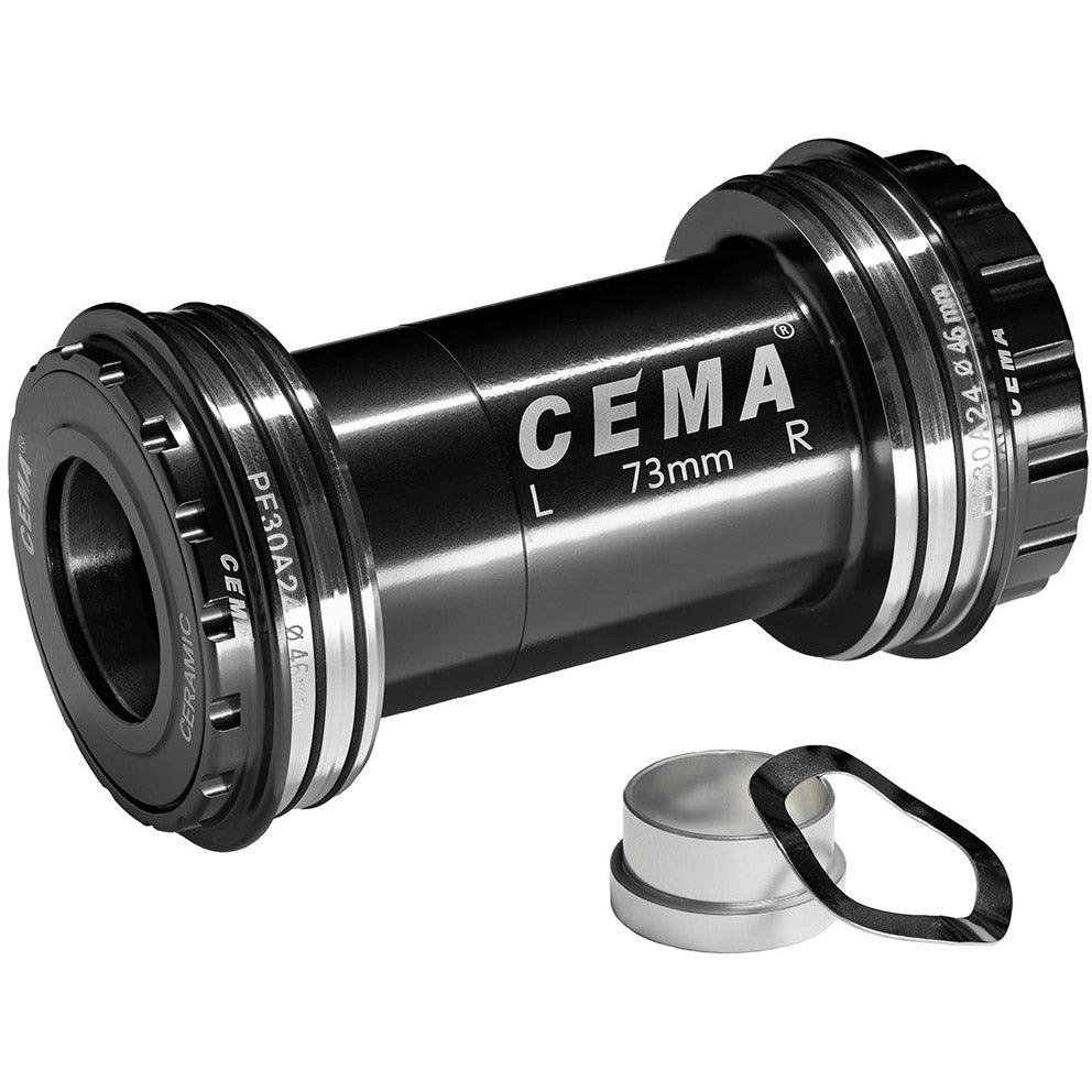 CEMA Innenlager PF30A Interlock SRAM – Edelstahl – Schwarz