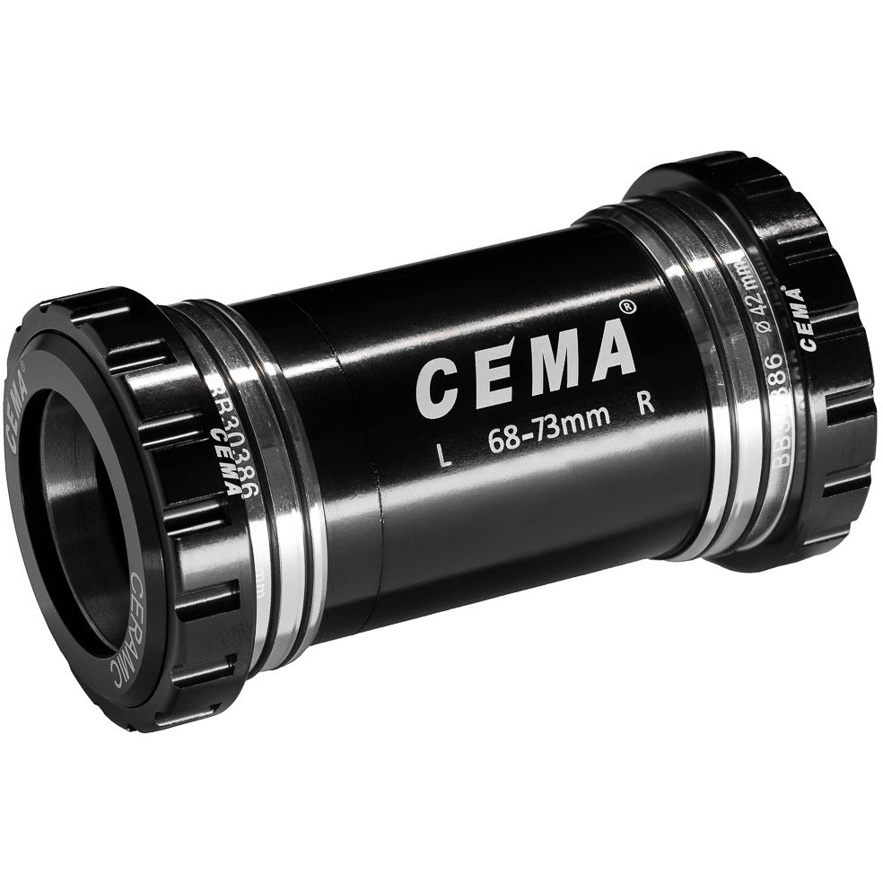 CEMA Innenlager BB30 FSA386 Rotor 30 mm – Edelstahl – Schwarz