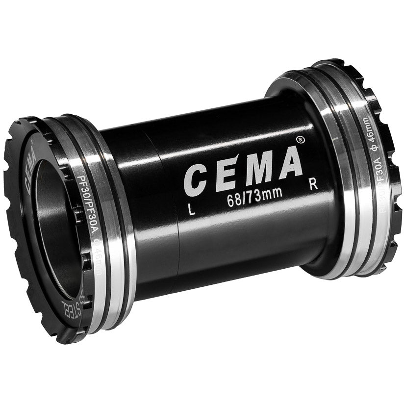 CEMA-Halterung PF30 Interlock BB30 PF30 – Edelstahl – Schwarz
