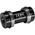 CEMA OSBB Interlock Shimano-Edelstahl-Schwarzes Tretlager