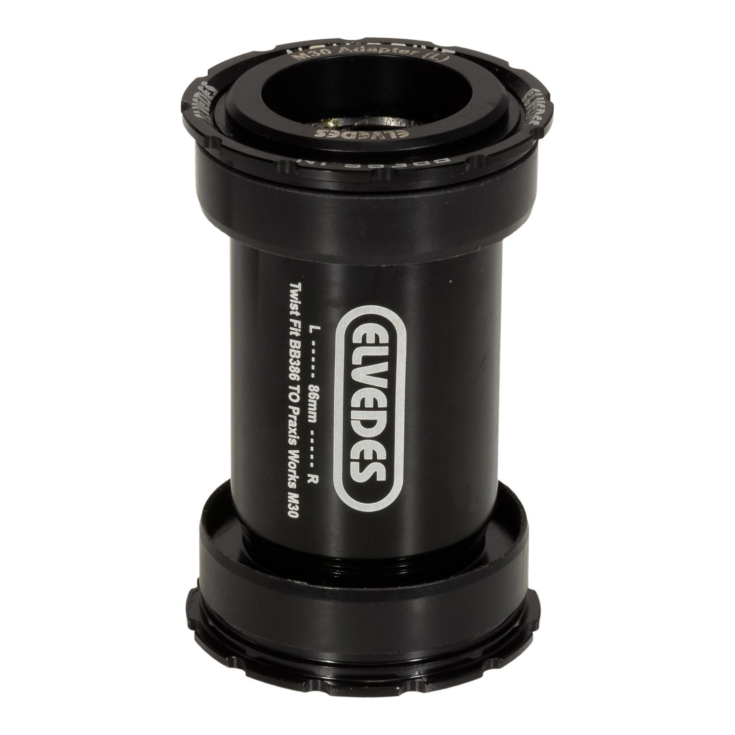 Twist fit trapas Elvedes voor BB386 Praxis road MTB 46 x 86 mm